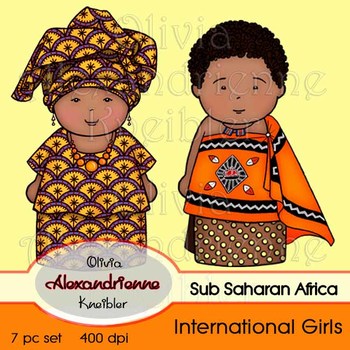 Preview of International Girls-Sub Saharan Africa Bundle