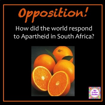 Preview of International Opposition to Apartheid in South Africa Lesson