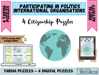 Preview of International Organisations and Political Participation - Digital Tarsia Puzzle