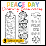 International Peace Day Bookmarks to Color | Coloring Bookmarks