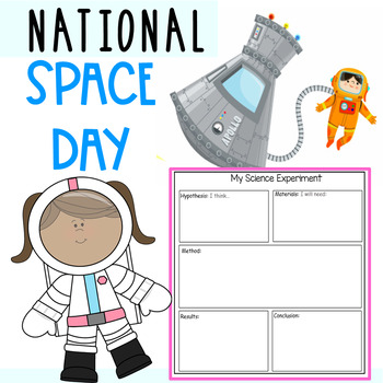Preview of USA National SPACE DAY - Science Experiment Recording Sheets