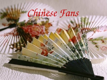 Preview of International Studies: Chinese Fans (Powerpoint and Activity)