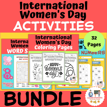 Preview of International Women's Day Activities | Spring Activities | BUNDLE