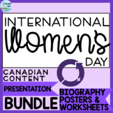 International Women's Day | Biography Posters, Worksheets 