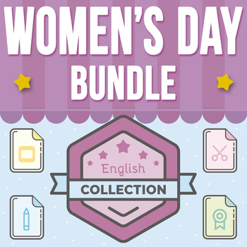 Preview of International Women's Day Collection BUNDLE | PPT, Decor Worksheets, and Crafts