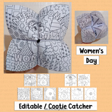 International Women's Day Craft Cooties Catcher Activities