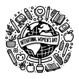 International Women's Day Inspirational Coloring Pages!