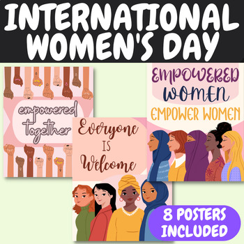 Preview of International Women's Day Posters | Women's History Month Posters