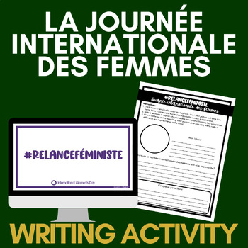 Preview of International Women's Day | Reflection Activity | French & English