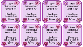 Preview of International Women's Day Tags