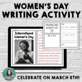 International Women's Day Writing Activity | Digital & Print