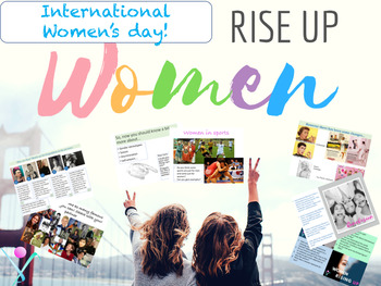 Preview of International Women's day interactive lesson with videos and activities