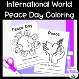International World Peace Day Coloring