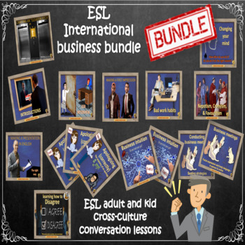 Preview of ESL International business course – Business bundle - ESL adults