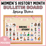 International women's day & history month bulletin board -