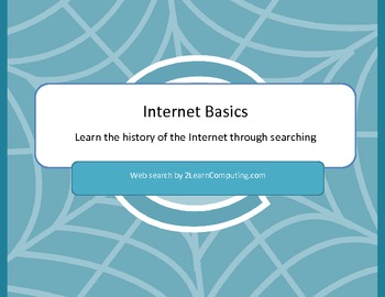 Preview of Internet Basics Online Web Search - Internet History Search