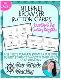Internet Browser Button Cards