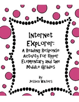 Preview of Internet Explorer Reading Response- Editable Version!