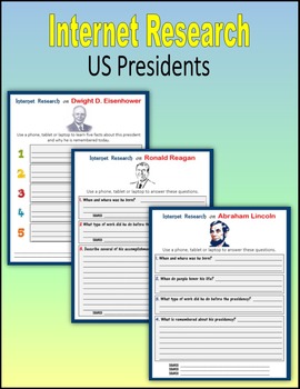 Preview of Internet Research on US Presidents