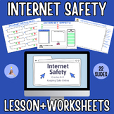 Internet/Online Safety Lesson+ Worksheets- Middle School-D
