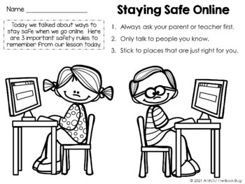 The Book Bug: Internet Safety Games