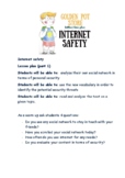 Internet Safety Lesson Plan