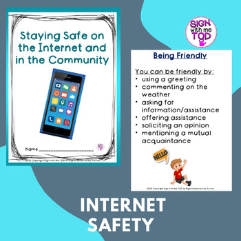 Preview of Internet Safety Notes and Review