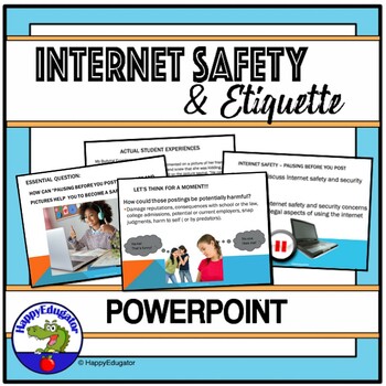 Preview of Internet Safety PowerPoint - Pausing Before You Post