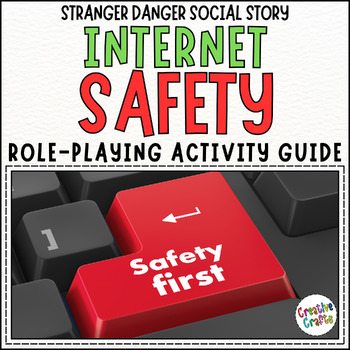 Preview of Internet Safety Social Skills Role Playing Lesson Plan Template Editable