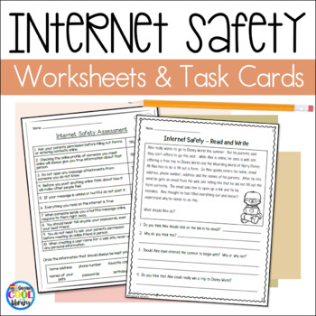 internet safety worksheets teaching resources teachers pay teachers