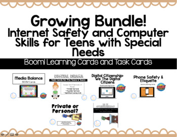 SPED Internet Safety Life Skills Activity - How to Create a Secure