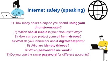 Preview of Internet Safety speaking