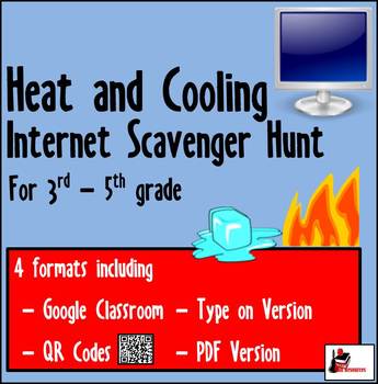 Preview of Internet Scavenger Hunt - Heating and Cooling - Distance Learning