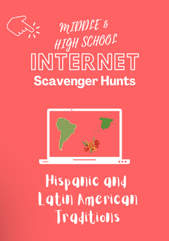 Preview of Internet Scavenger Hunts- Latin American Cultures and Traditions