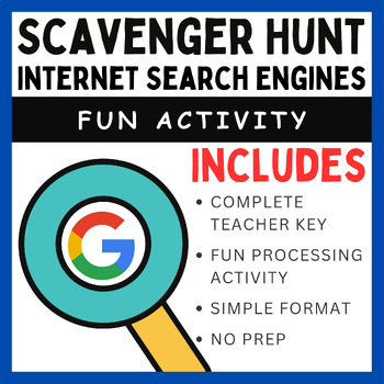 Preview of Internet Search Scavenger Hunt