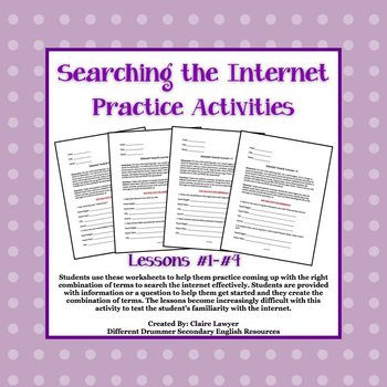 internet search activities 1 4