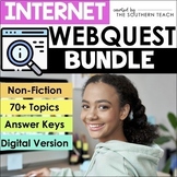 WebQuest - Internet Scavenger Hunt YEAR-ROUND Complete Bundle