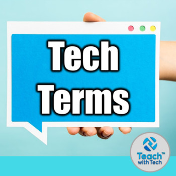 Preview of Tech Term Definitions Activity