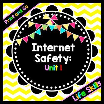 Preview of Internet and Phone Safety: Staying Safe Online PowerPoint Presentation - Unit 1