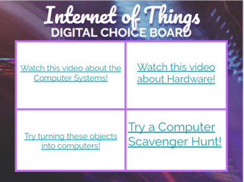 Preview of Internet of Things Digital Choice Board