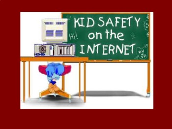 Preview of Internet safety for elementary& middle schoolers(editable colorful presentation)