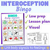 Interoception Bingo (Grade 2+) - linking body signals to f