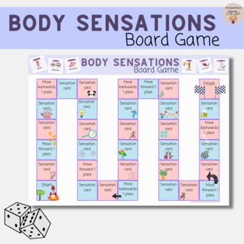 Preview of Interoception Board Game | Linking body sensations to feelings