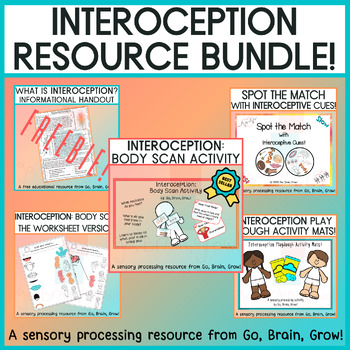 Preview of Interoception Body Scan Bundle! (Body Awareness/Sensory Processing/SEL)