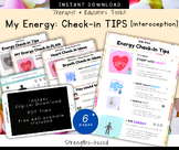 Interoception Learning Tips & Tools, Check-in, Body Cues, 