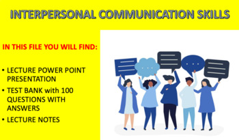Preview of Interpersonal Communication Skills (Business Communication)