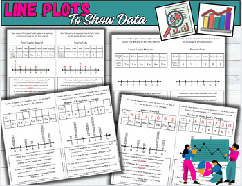 Preview of 2nd Grade Math Line Plots | Interpret and Record Data | Measurement