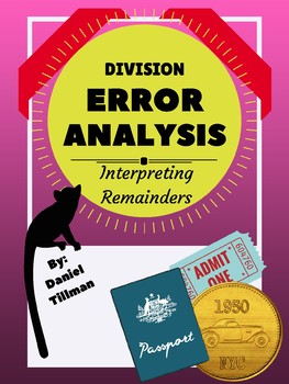 Preview of Interpreting Remainders Division Error Lesson