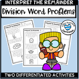 Division With Remainders Word Problems