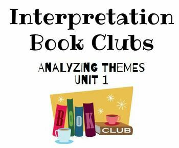 Preview of Interpretation Book Clubs Google Slides Grade 5